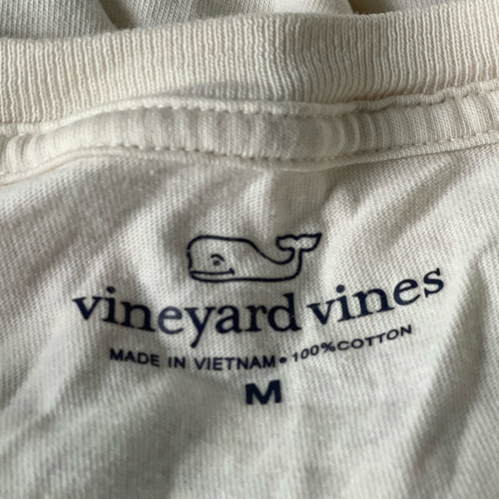 Vineyard Vines Hot Toddy Logo Box Long Sleeve Tee Size Medium 47917 - Picture 11 of 11